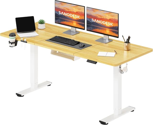Detalle de SANODESK Electric standing desk 160 x 60