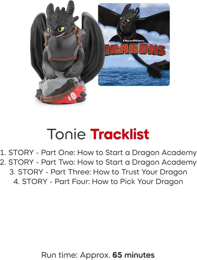 Detalle 2 de tonies How to Train Your Dragon Toothless