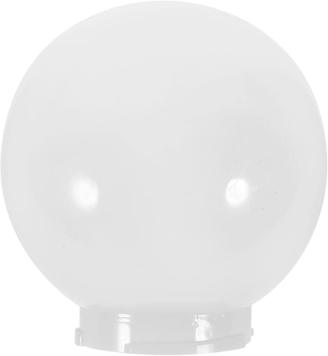 Detalle de HOMSFOU Kugellampenschirm aus Acryl (6 Zoll) – milchweiß für Pfostenleuchte als Ersatz