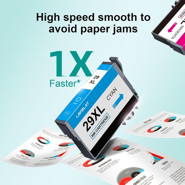 Detalle de LOFBLAT 29XL kompatible Druckerpatronen (6er-Pack) für Epson 29 / 29XL – für XP-Modelle wie XP-342 & XP-352