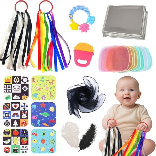 Imagen de 19Pcs Baby Sensory Toy Set 0–12 Months en OfertitasTOP