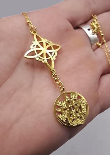 Detalle de EKONAT JOYERIA PERSONALIZADA Nudo de Bruja 50 mm