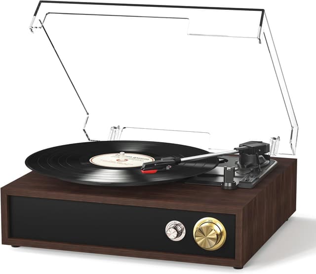 Detalle de FYDEE Platine Vinyle Ébène USB Bluetooth
