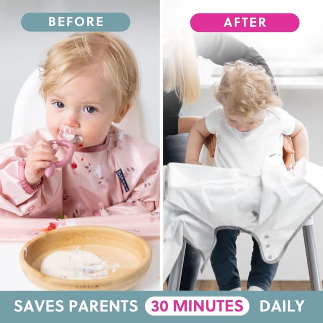 Thumbnail 4 de BIBaDO Long Sleeve Baby Bibs 6–36 months