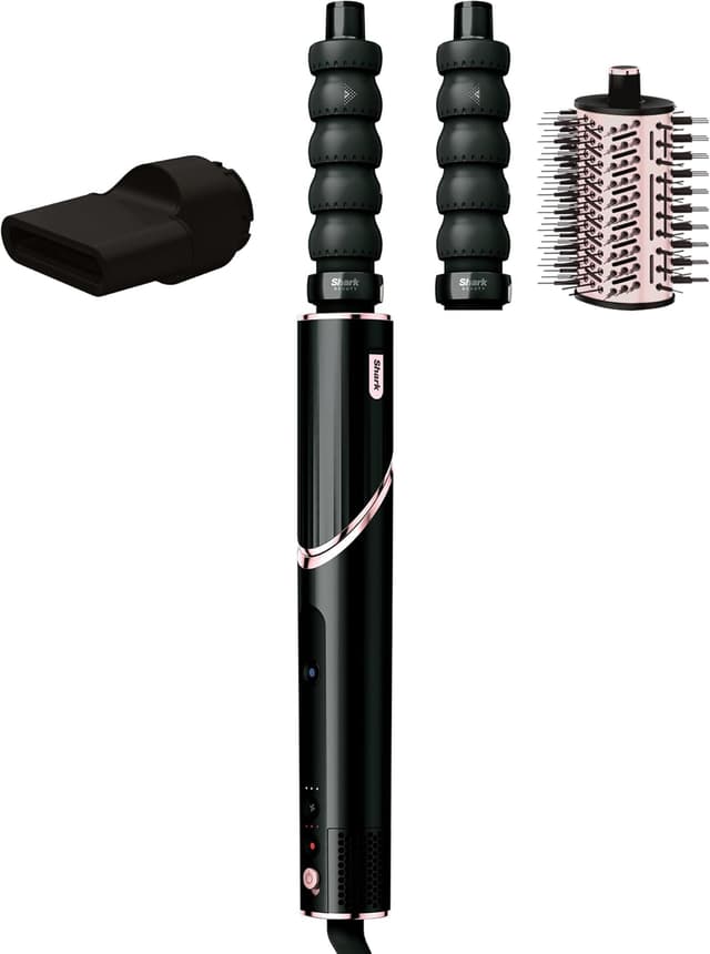 Detalle de Shark FlexStyle Air Styler & sèche-cheveux avec boucleurs auto-wrap, brosse ovale et concentrateur