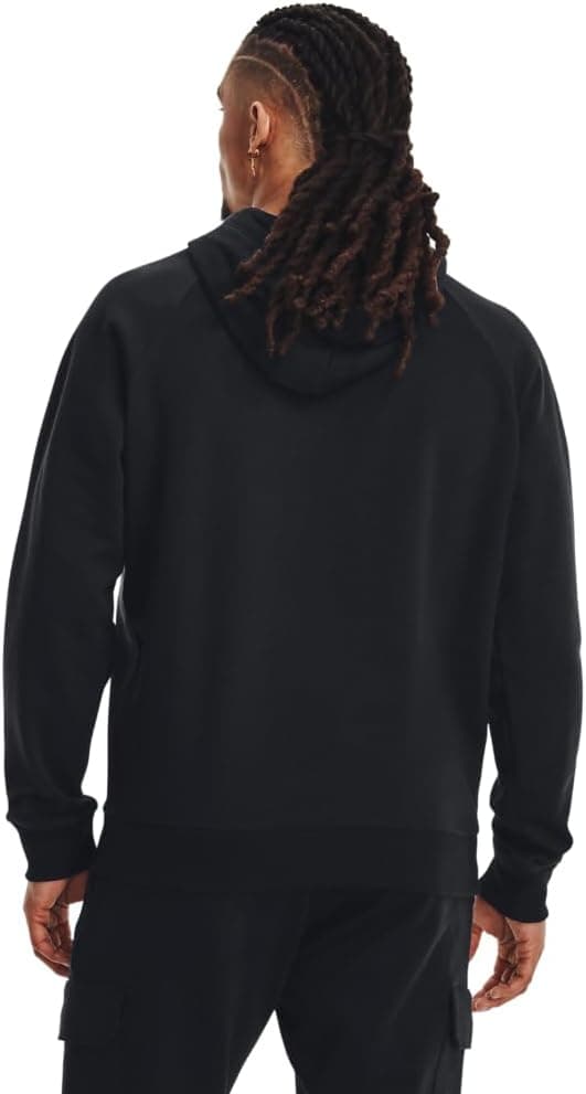 Detalle 2 de Under Armour Men’s UA Rival Fleece Hoodie Shirt (Black)