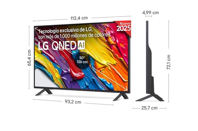 Detalle 2 de LG QNED82 50" 4K Smart TV 2025