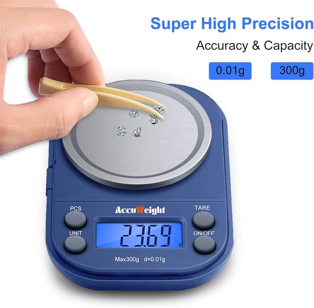 Thumbnail 2 de ACCUWEIGHT Blue 300g precision scale 0.01g
