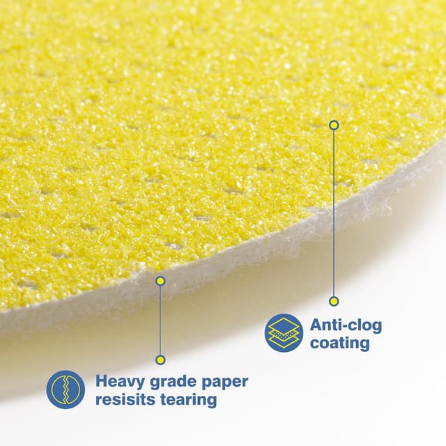 Thumbnail 6 de Selead Klett-Schleifpads Set für Trockenbauschleifer (Ø 225 mm), 25 Stück Korn 60/80/120/180/220