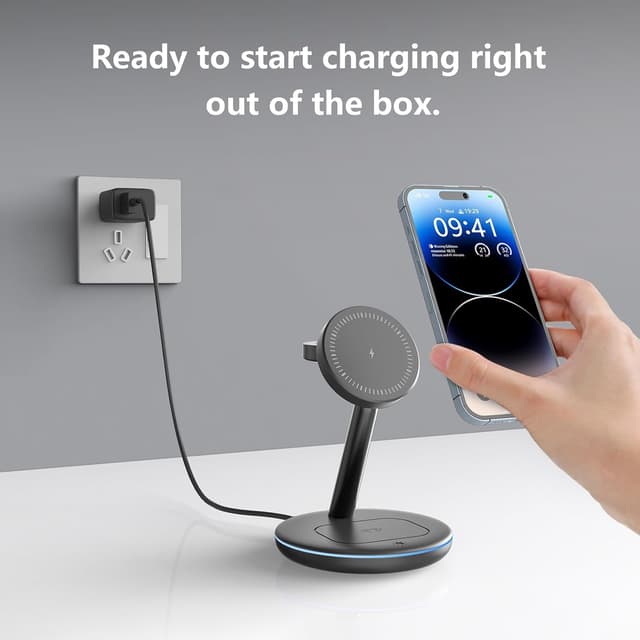 Thumbnail 4 de 2026 3 in 1 Charging Station MagSafe Wireless Charger Stand