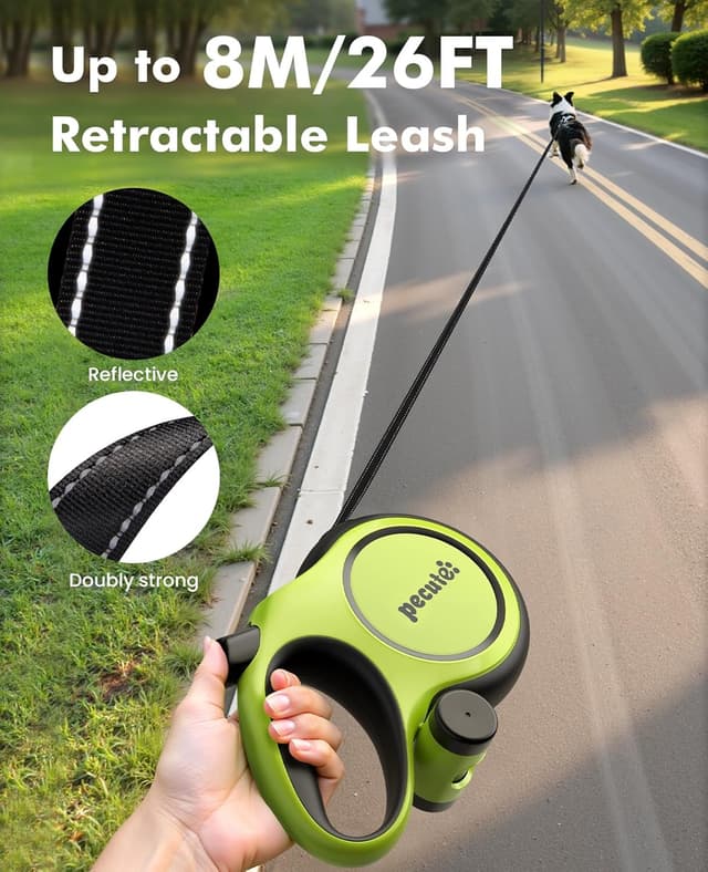 Detalle de Pecute retractable dog lead 8m, 360°