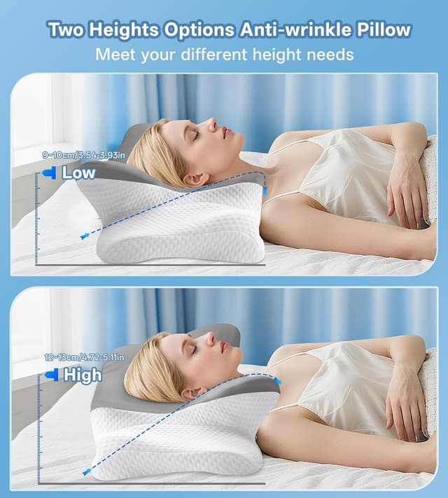 Detalle de MISSCOZY HK30001 ergonomic neck support pillow