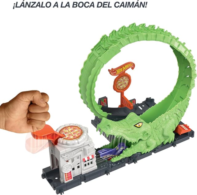 Thumbnail 2 de Hot Wheels Gator Loop Attack HKX39 Track Set