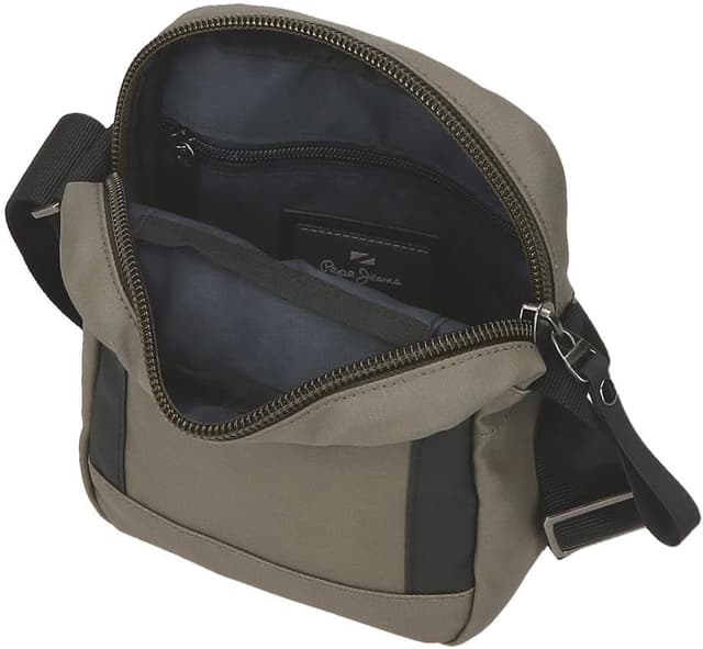 Detalle 2 de Pepe Jeans Dortmund Bandolera Pequeña Verde 🌿 15x19.5x6 cm