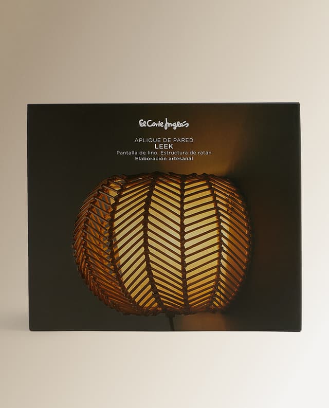Thumbnail 1 de El Corte Inglés Aplique de mimbre Leek 🛋