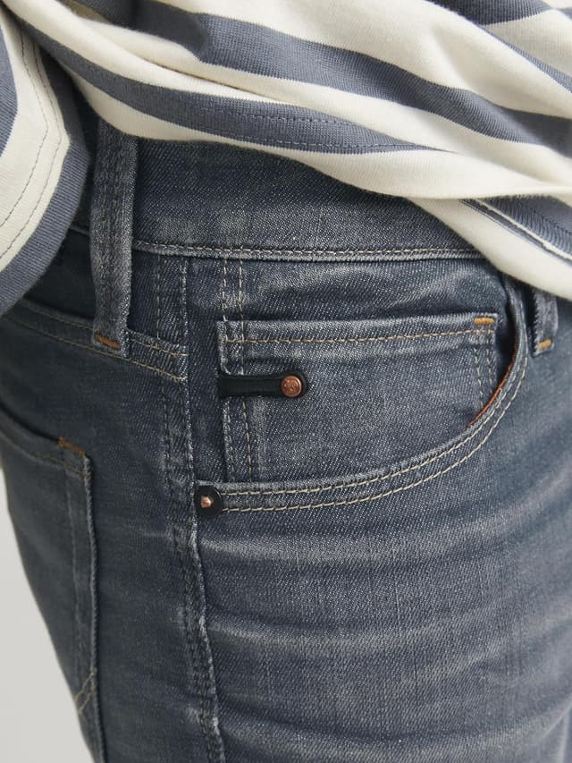 Detalle 2 de Jeans uomo JACK & JONES Jjiglenn Jjicon 619 NOOS a 5 tasche con comfort stretch