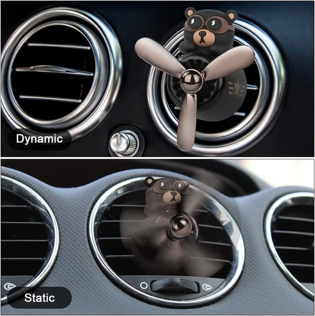 Thumbnail 6 de URAQT Auto Diffuser Cartoon Bär mit 2 Dufttabletten