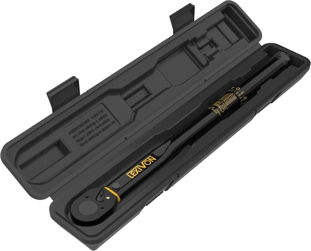 Detalle 2 de LEXIVON LX-182 3/8-Inch Drive Click Torque Wrench, 10–80 Ft-Lb (13.6–108.5 Nm)