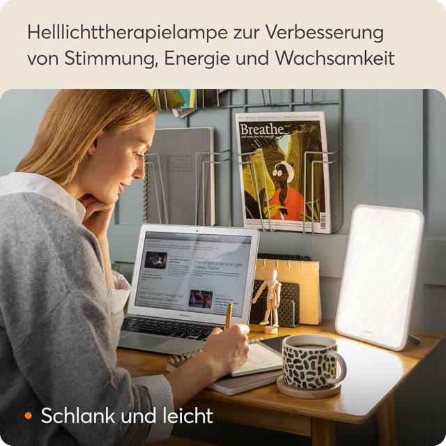 Detalle 2 de Lumie Vitamin L 10.000 Lux Tageslichtlampe