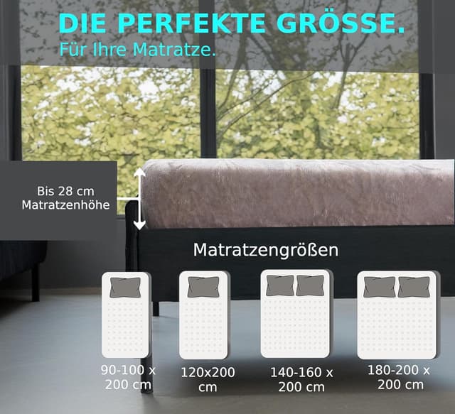 Detalle de MALIKA Premium Cashmere-Touch Spannbettlaken Jersey Fleece, Taupe – 180-200 x 200 cm