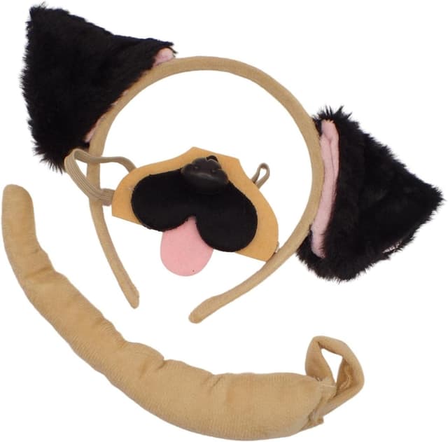 Detalle 2 de Topkids Accessories Dalmatian Dog Ears headband for World Book Day fancy dress (Black & White)