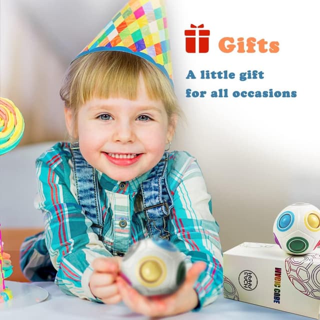 Thumbnail 4 de EACHHAHA Rainbow Ball Boule Magique 2 pièces