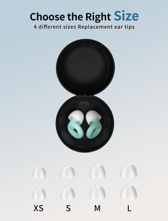 Detalle 2 de Tappi per dormire antirumore in silicone