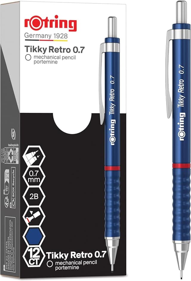 Detalle de rOtring Tikky Portaminas Retro 0.7 mm 12 unidades ✏