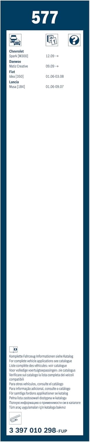 Detalle de Bosch Balais d’essuie-glace Twin 577 575 mm