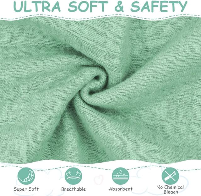 Thumbnail 2 de Aolso Bébé Couverture 120 x 120 cm mousseline