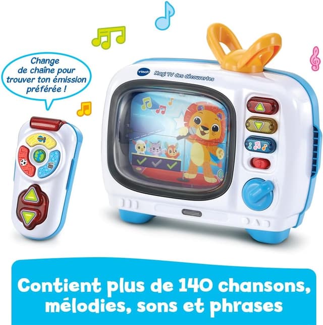 Detalle 2 de VTech Magi TV des Découvertes, jouet bébé 12 mois