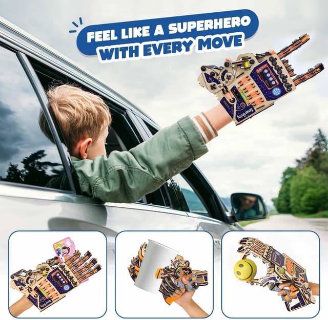 Detalle 2 de Smartivity DIY Robotic Mechanical Hand STEM Toy for Kids 8-14
