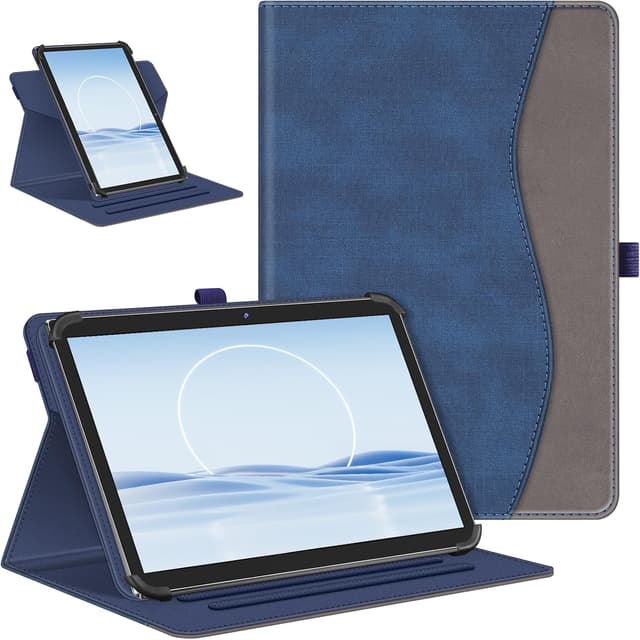 Detalle de FINTIE Universal Tablet Hülle 9–11 Zoll (Indigoblau) mit 360° Drehung – für Modelle wie DOOGEE U11/Tab G6 & mehr