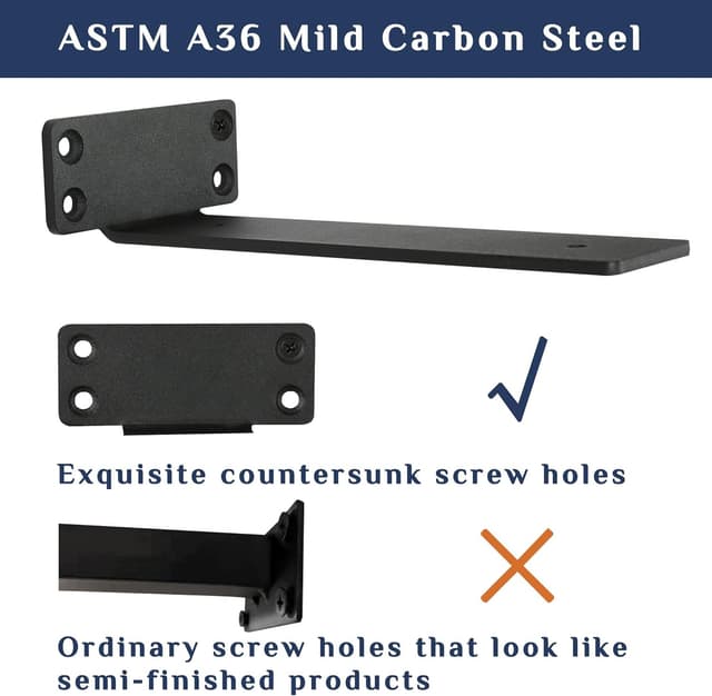 Thumbnail 3 de ITHKFU Staffe per mensole 20 cm nero