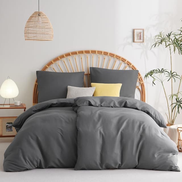 Detalle de WAVVE Bettwäsche 135x200 Grau