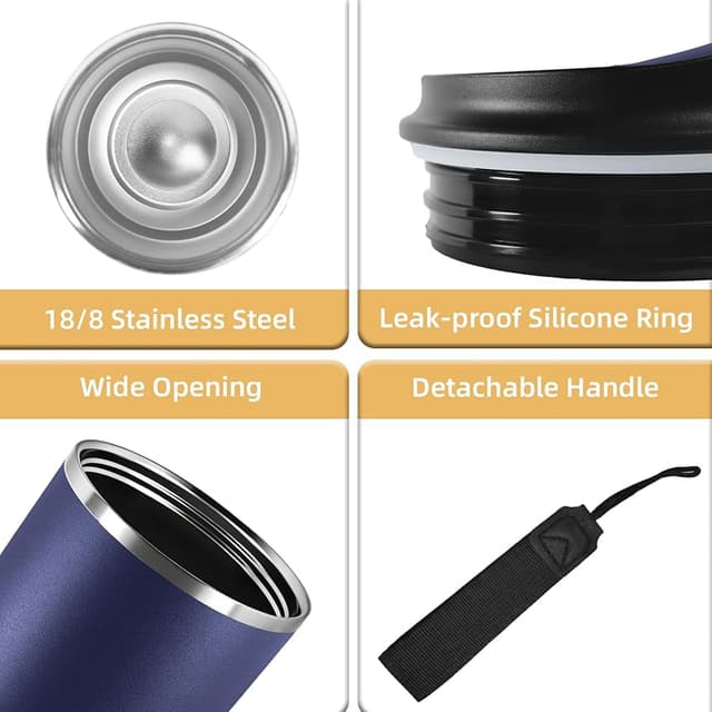 Thumbnail 2 de Vaso Térmico 20 oz — mantiene 8 h frío