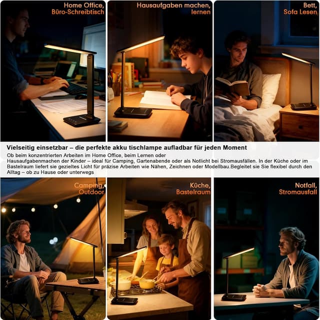 Thumbnail 6 de karidi Schreibtischlampe 4000mAh kabellos