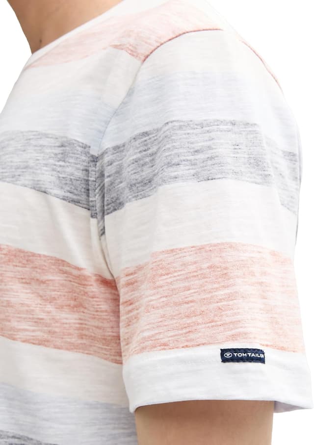 Detalle de TOM TAILOR 1046722 T-Shirt da uomo a maniche corte
