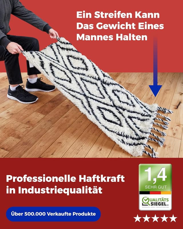 Detalle 2 de DIY Doctor doppelseitiges Klebeband Extra Stark – universelle Montagebandrolle 21 mm x 20 m