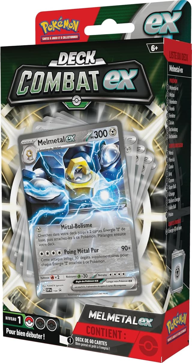 Thumbnail 2 de Pokémon Deck Combat Melmetal-ex 60 Cartes