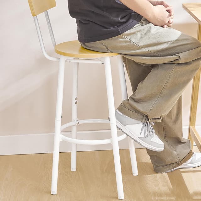 Detalle 2 de HOOBRO EWN32BY01G1 sedie da bar ergonomiche