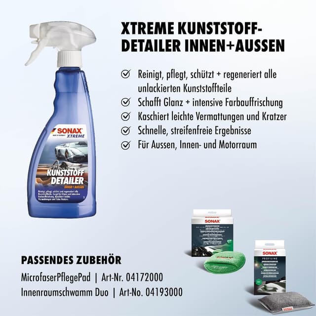 Thumbnail 2 de SONAX XTREME KunststoffDetailer 500 ml