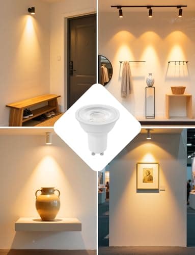 Detalle 2 de Lepro Bombilla LED GU10 Blanco Cálido 2700K 6W (equiv. 80W) NO regulable, 38° – Pack 4