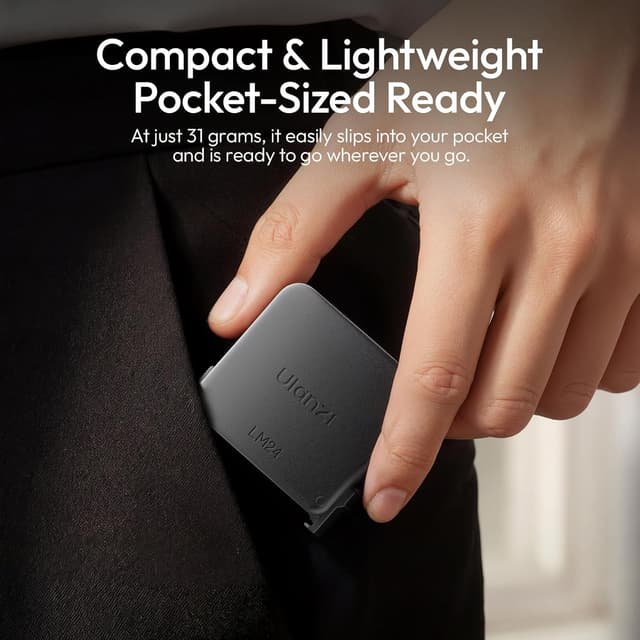 Detalle 2 de ULANZI LM24 vlogging light for DJI Osmo Nano / Osmo Action 6