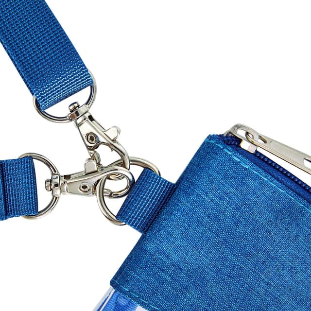 Detalle de Clear Stadium Approved Crossbody Bag Transparent Tote Purse for Work, Concerts & Sports Events