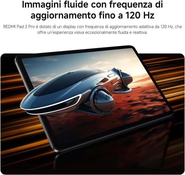 Thumbnail 6 de Xiaomi Redmi Pad 2 Pro 8+256GB con display 12,1” 2,5K a 120Hz e batteria da 12.000mAh