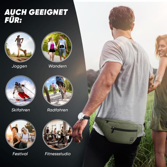 Thumbnail 6 de RUVO Marsupio da cintura 4 scomparti