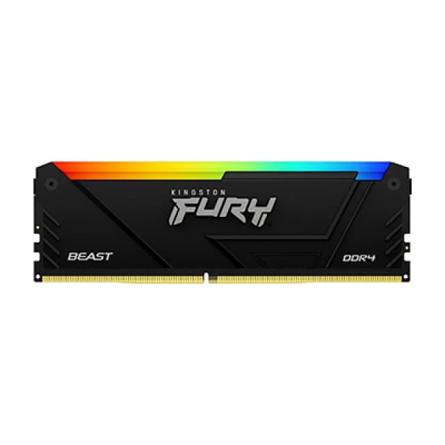 Detalle de Kingston FURY Beast RGB 32GB DDR4 3200MT/s