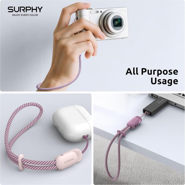 Thumbnail 4 de SURPHY 3 Pack Phone Wrist Strap adjustable anti-theft