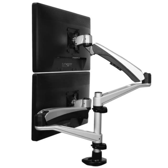 Detalle de Startech ARMDUAL30 soporte 2 monitores VESA 18 kg